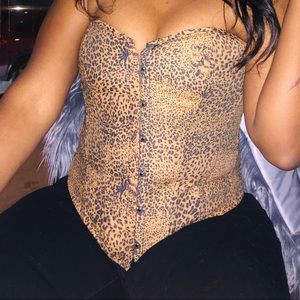 Printed Corset
